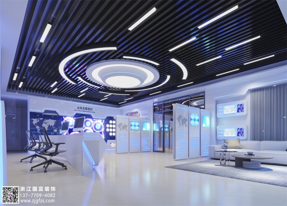 寧波辦公室裝修設(shè)計效果圖，舒適、高效的辦公環(huán)境